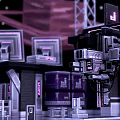 Futuristic Cyberpunk Game Character In Mechanical Tech Sci Fi Environment