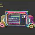 Airbnb 09 Pink And Black Computer Device With Stylish Grille Design And Modern Smart Features