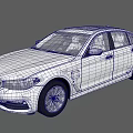 White BMW Luxury Sedan With Sleek Exterior Design And Modern Features