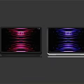 Modern Laptop Apple Computer 3d model