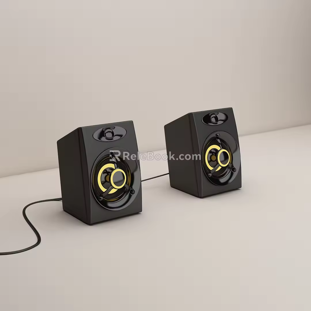 Modern Gradient Audio 3d model