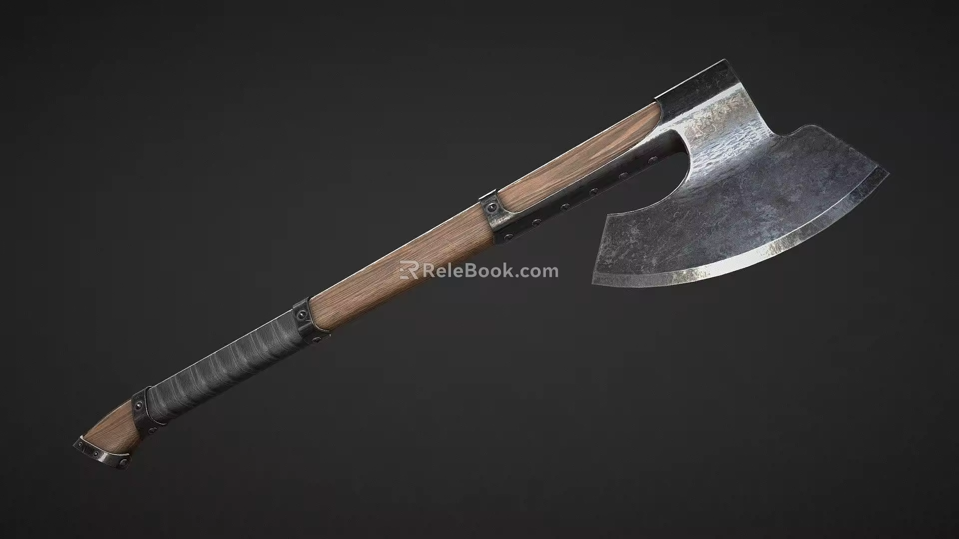 Weapons Medieval Axe 3d model