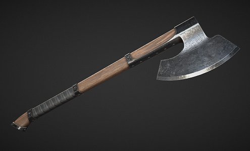 Weapons Medieval Axe 3d model