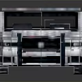 Pixel Art Car With Blocky Design Colorful Roof White Body And Black Wheels