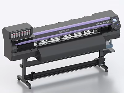 Mutoh CJV300 Series Industrial Wide Format Printer With ECO SOL MAX Ink 3d model