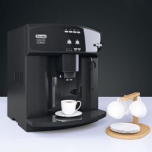 Modern coffee machine Coffee machine combination 3d model