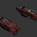 Sci-Fi Mobile Shipyard 3d model