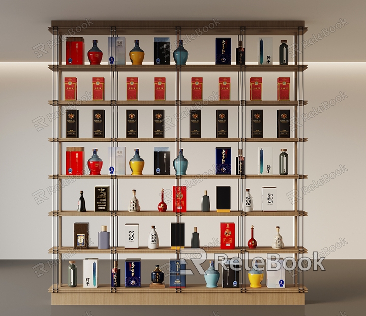 Alcohol and Tobacco Cabinet Display Cabinet Partition Cabinet model