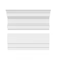 Elegant Architectural Component With Intricate White Molding For Interior Decoration