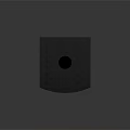 Black Modern Subwoofer Speaker With High Performance Audio Equipment Design
