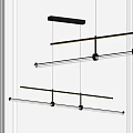 Modern chandelier 3d model