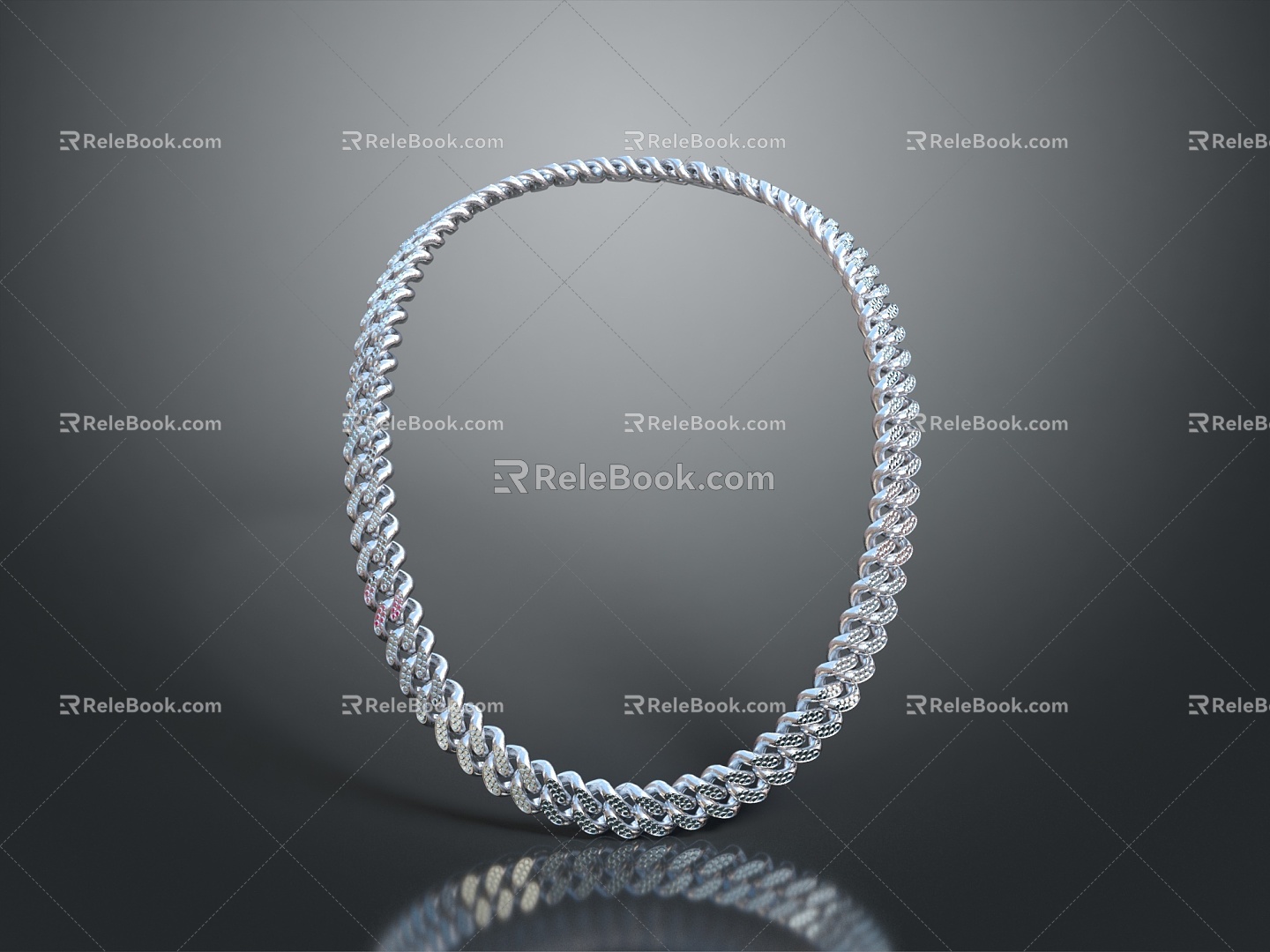 Gold Necklace Jewelry Model Jewelry Model Necklace Tianzhu Necklace Decorations Jewelry 3d model