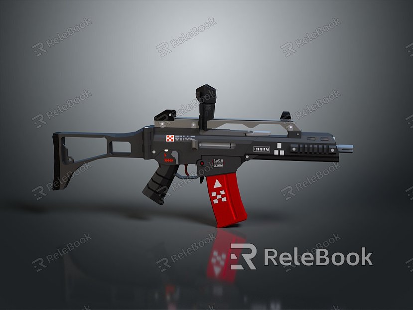 rifle semi-automatic rifle combat rifle battle rifle carbine war rifle attack rifle model