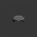 Sleek Light Colored Sports Car With Rear Spoiler And Alloy Wheels Design
