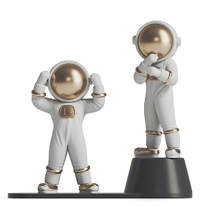 Kung Fu Astronaut Kung Fu Astronaut 3d model