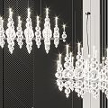 Modern chandelier 3d model