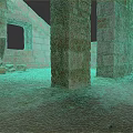 Unfinished Construction Building Interior With Brick Walls Concrete Structures And Exposed Window Frames