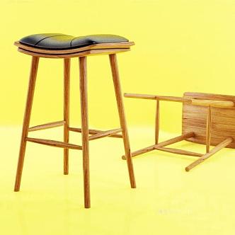 Bar stool 3d model