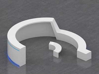 Front Desk Beauty Salon Special-shaped Company Reception Desk Simple Creative Broadcasting Desk Piano Baking Paint Consultation Welcome Desk Multifunctional Bar Health Care Chinese Cashier Training Organization Training Desk Section 3d model