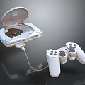 Modern game console Nintendo game console 3d model