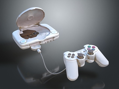 Modern game console Nintendo game console 3d model