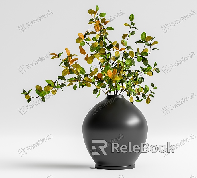 vase ornaments green plant vase ornaments plant vase model