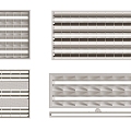 Grille lamp 3d model