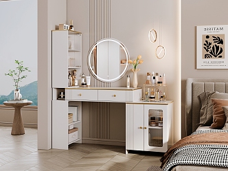 Light Luxury Dressing Table 3d model