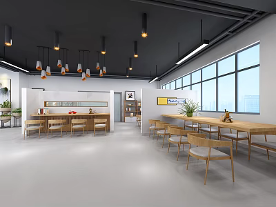 Light Luxury Painting Room Art Room Industrial Style 3d model