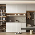 Home Shoe Cabinet SU Model 3d model