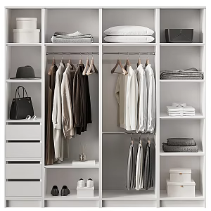 Modern wardrobe 3d model