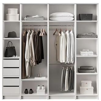 Modern wardrobe 3d model