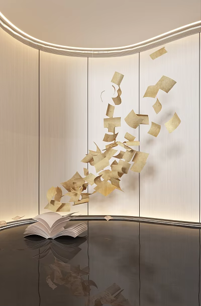 Book Page 3d model Book Page 3d model