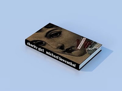 Shangri Girl Book Cover Design With Author Michael Powerfull And Artistic Portrait 3d model