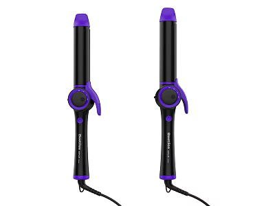 Remington Curling Irons With Black And Purple Design Daily Use Electric Appliances 3d model