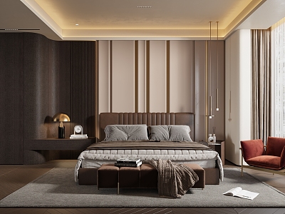 Light Luxury Bedroom model