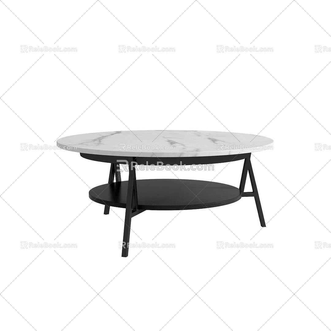 Arflex Flex coffee table side table 3d model