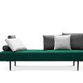 modern double sofa 3d model