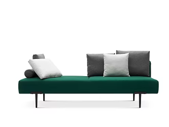 modern double sofa 3d model