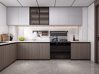 Modern Kitchen Simple Kitchen 3d model