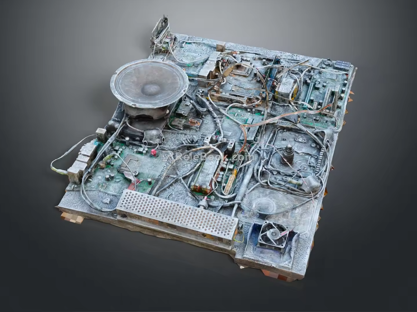 Modern Computer Motherboard Computer Motherboard High-end Motherboard 3d model