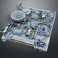 Modern Computer Motherboard Computer Motherboard High-end Motherboard 3d model