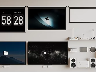 Modern Projection 3d model