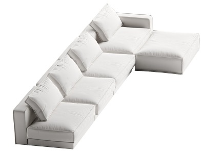 Modern Multiplayer Sofa 3d model