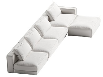 Modern Multiplayer Sofa 3d model