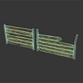 Outdoor Wooden Bench Components Featuring Metal Frame And Natural Wood Slats