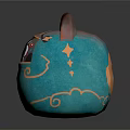 Adorable Round Cat Dolls In Brown Red Blue With Intricate Facial And Golden Patterns