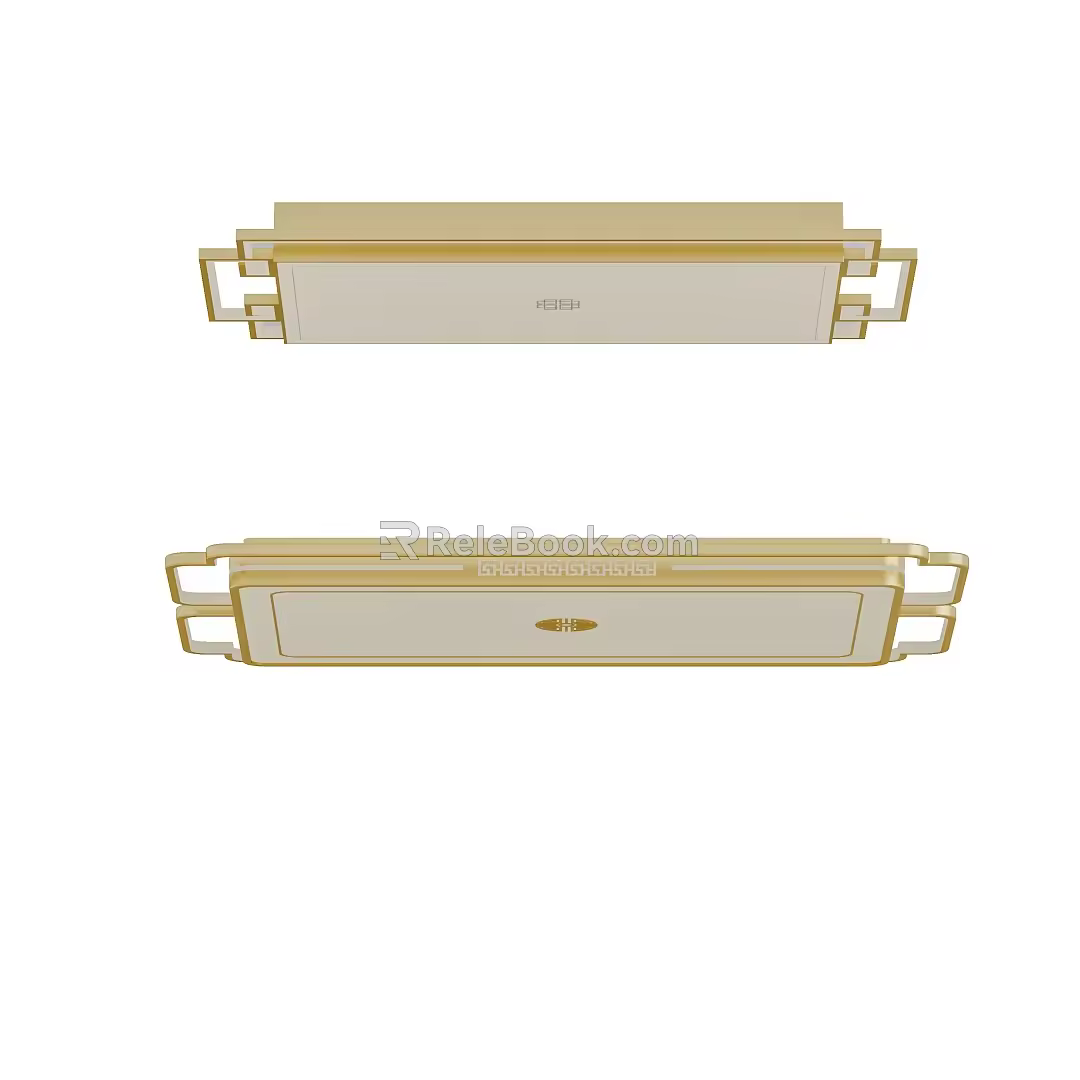 New Chinese ceiling lamp 3d model