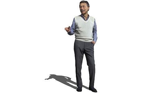 modern man 3d model