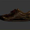 Retro Style Leather Casual Shoes With Unique Color And Lace Up Design